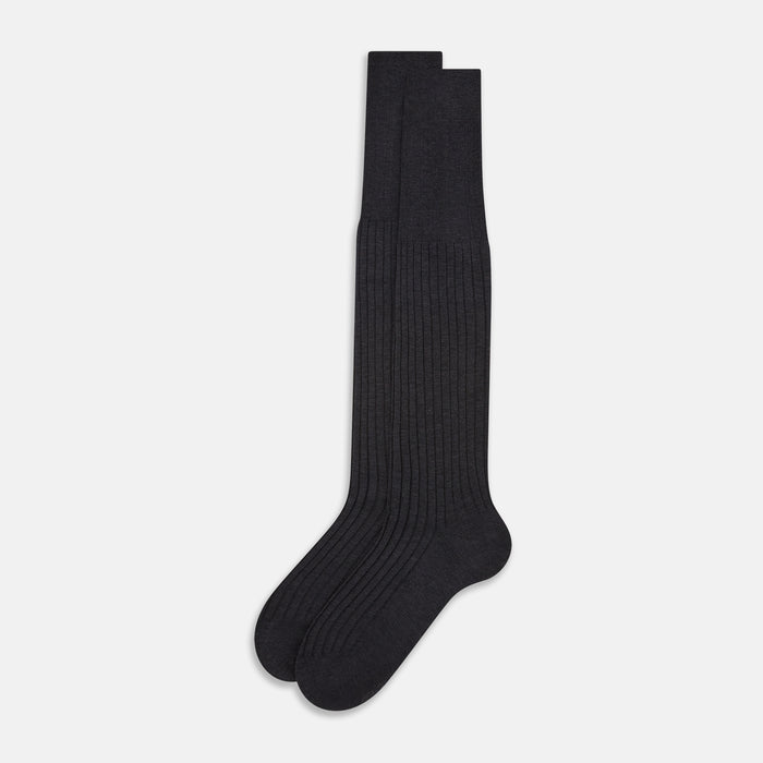Charcoal Long Socks Image 1