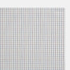 View 2 of product The Sky Blue Multi Graph Check Hand-Rolled Handkerchief by Turnbull & Asser features thin blue, red, and beige lines forming small squares on white fabric. Crafted in England.