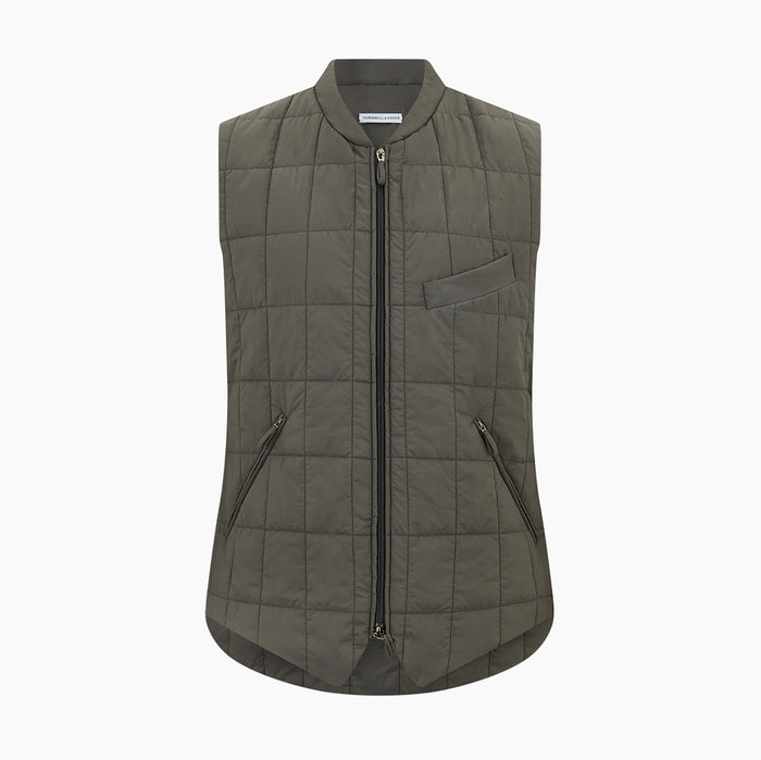 Shadow Grey Quilted Gilet Image 4