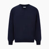 Navy Fine Merino V-Neck Jumper