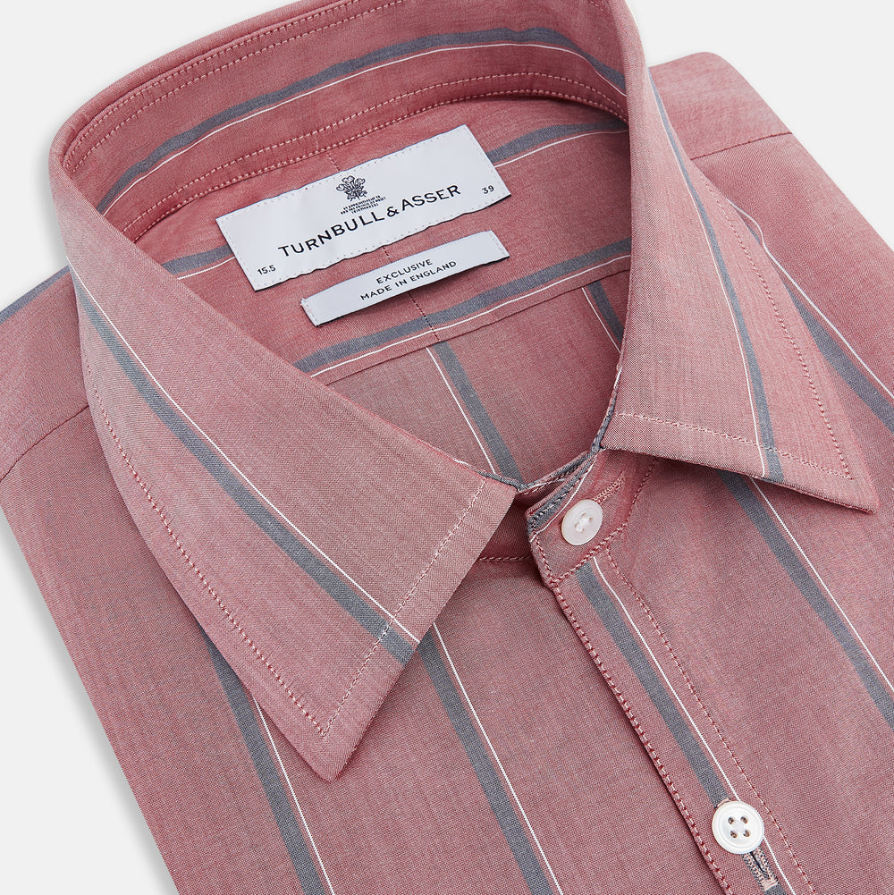 Red Track Stripe Westminster Shirt