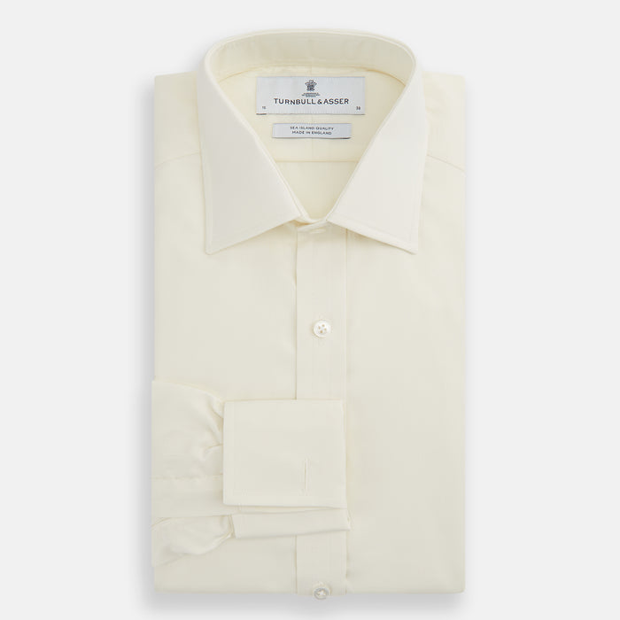 Tomorrow Never Dies Cream Cotton Hamburg Shirt As Seen on James Bond Image 4