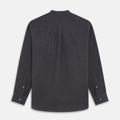 Charcoal Cotton Blend Weekend Fit Blake Shirt Image 4