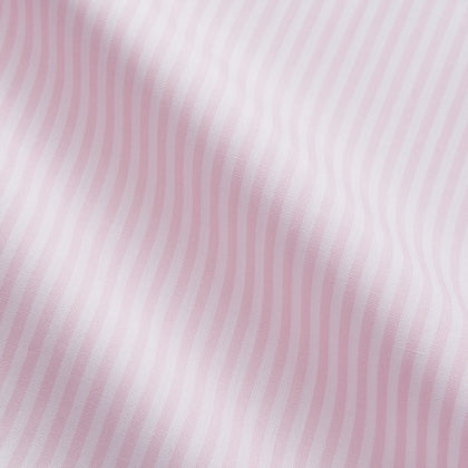 White and Pink Wide Stripe Mayfair Shirt