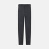 View 1 of product The Ash Linen Herringbone Edmund Trousers by Turnbull & Asser feature a straight-leg fit, button closure, belt loops, and side pockets in summer-ready fabric—ideal for utility dressing—shown against a plain white background.