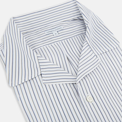 Brown Multi Stripe Quarzo Nightshirt