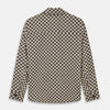 Black Gingham Check Wool Blend Somerset Overshirt