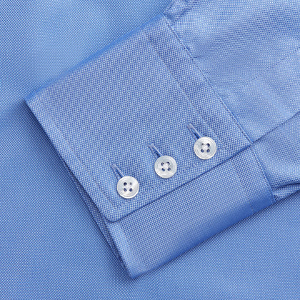 The World Is Not Enough Blue Cotton Istanbul Shirt As Seen on James Bond Image 2