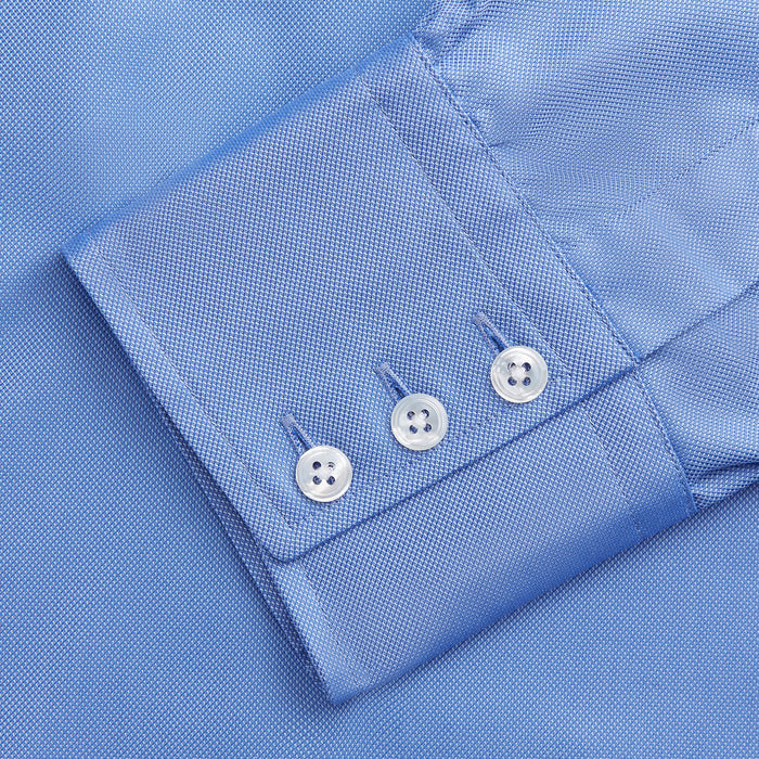 The World Is Not Enough Blue Cotton Istanbul Shirt As Seen on James Bond Image 3
