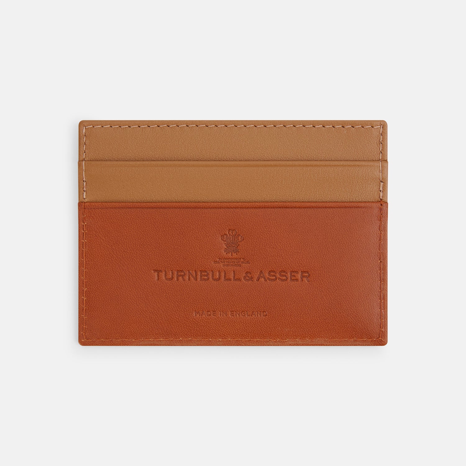Image 2 of product TAN LEATHER CARD CASE
