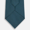 Turquoise Micro Hexagon Tie