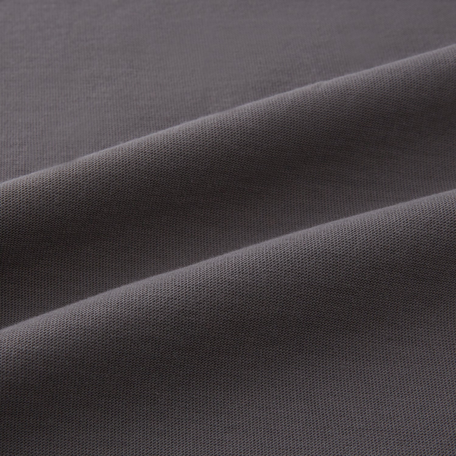 View 6 of product The Turnbull & Asser Shadow Grey Short-Sleeve T-shirt, featuring a classic crew neck and minimalist design with no visible logos, is laid flat on a white background—an ideal versatile staple for everyday wear.