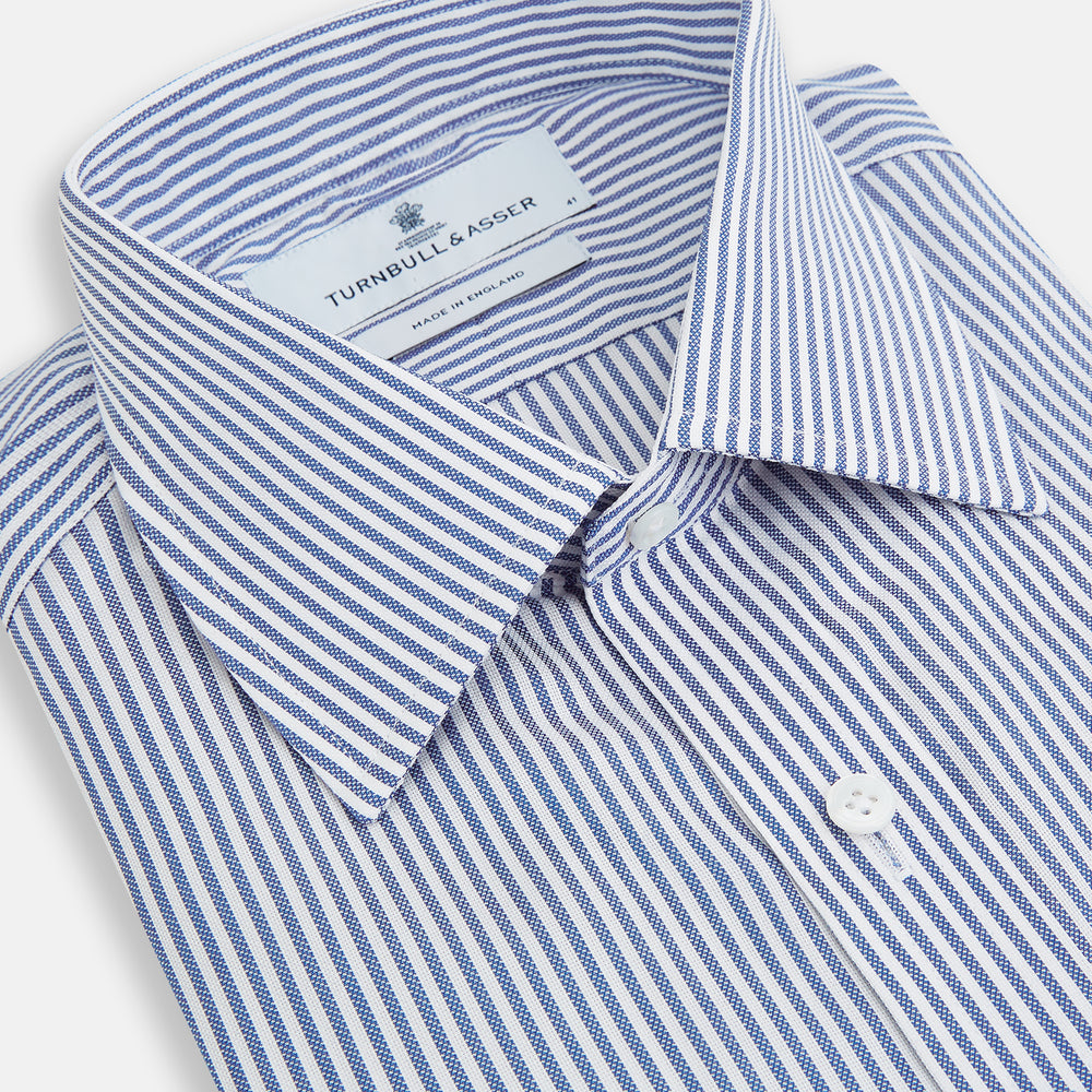 Navy Bengal Stripe Mayfair Shirt