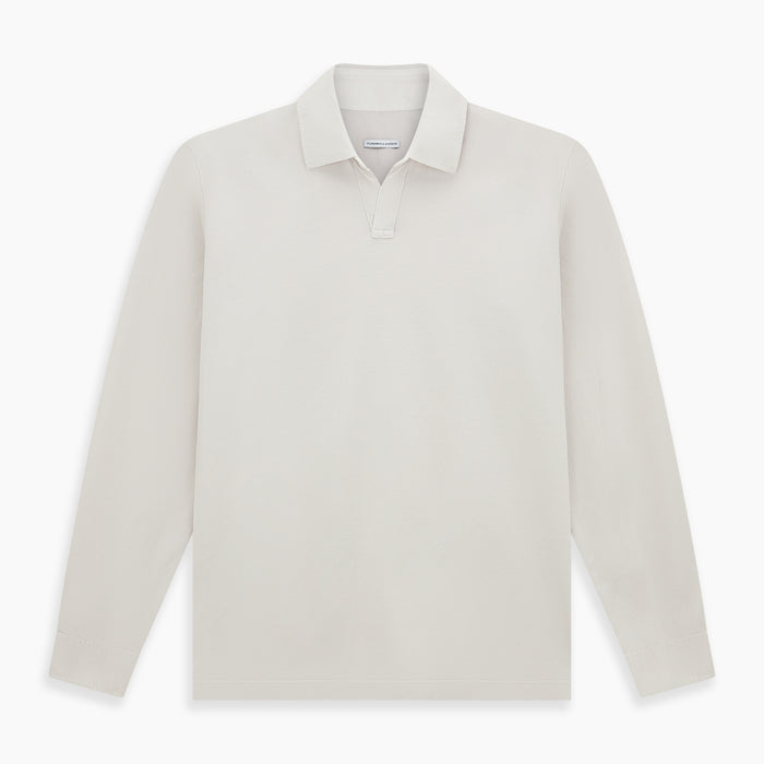 Pale Pink Rugby Polo Shirt Image 6