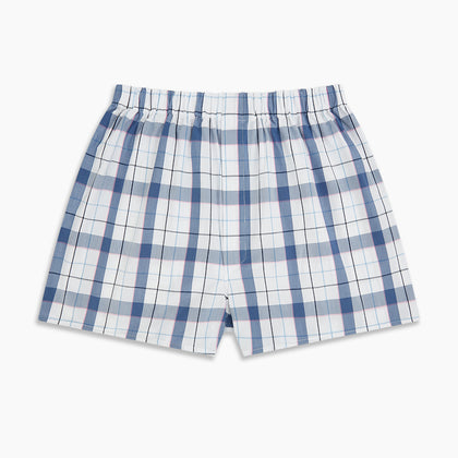 Blue Blazer Check Godfrey Boxer Shorts Image 2