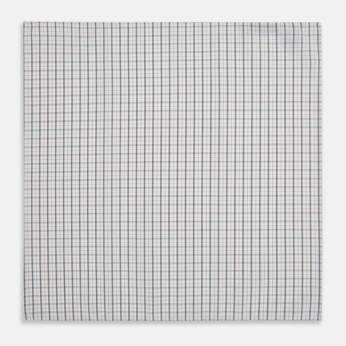 Red Multi Graph Check Hand-Rolled Handkerchief Image 2