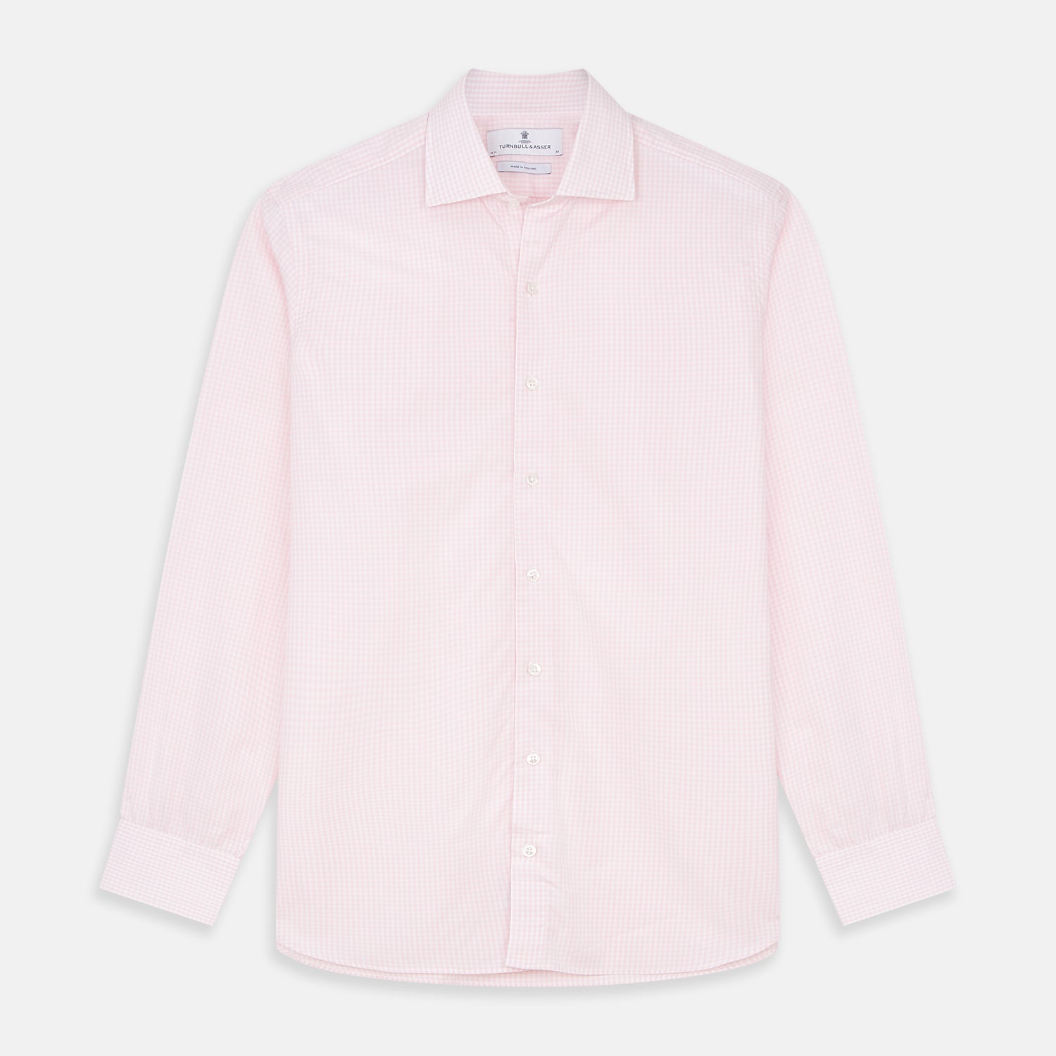 Pink Windowpane Check Shirt