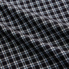 Black Multi Check Cotton Blend Sussex Nightshirt