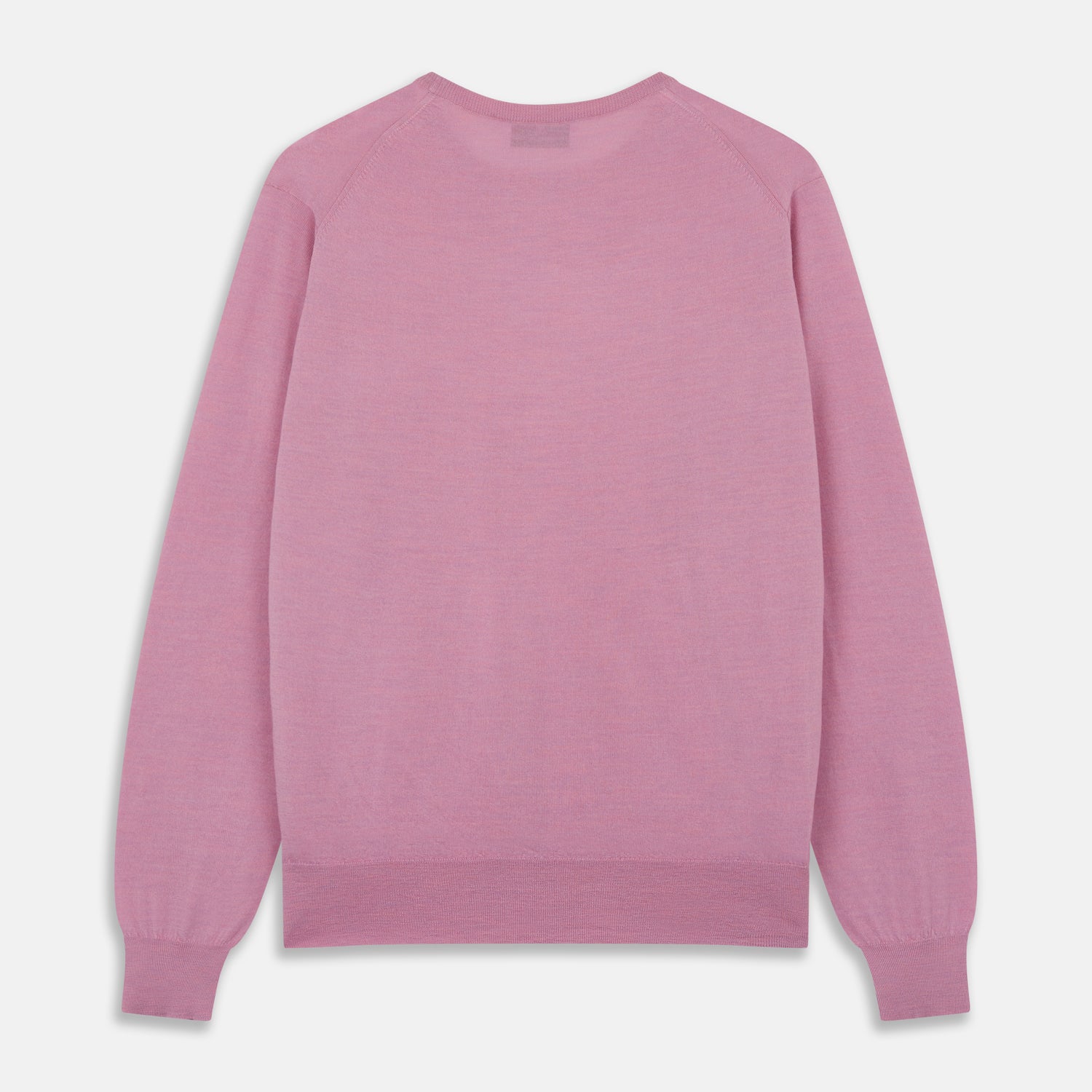 Pink Merino Kingston Crew Neck Jumper