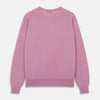 Pink Merino Kingston Crew Neck Jumper