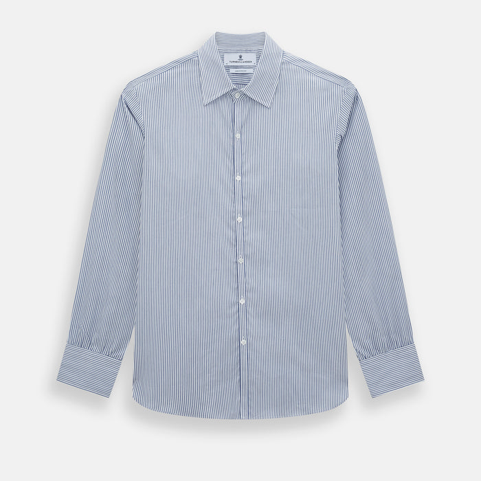 Navy and White Stripe Westminster Shirt