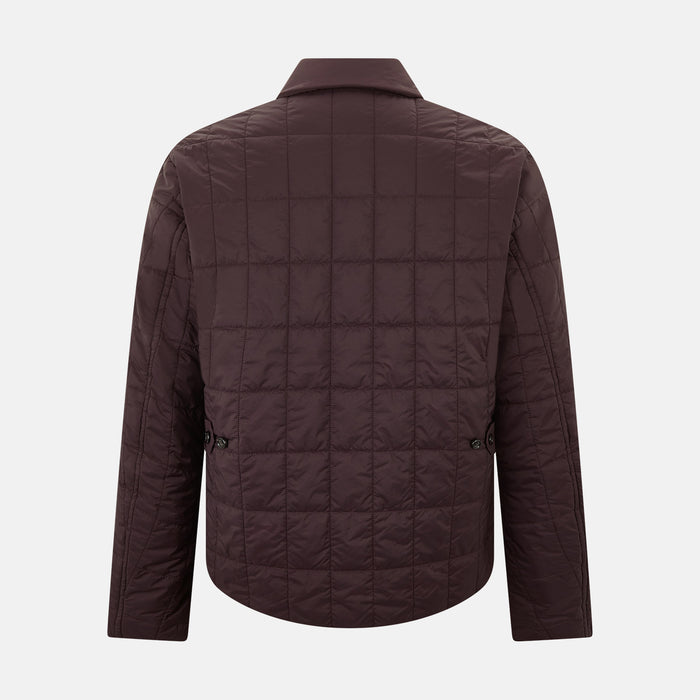 Battersea Burgundy Quilted Jacket Image 2