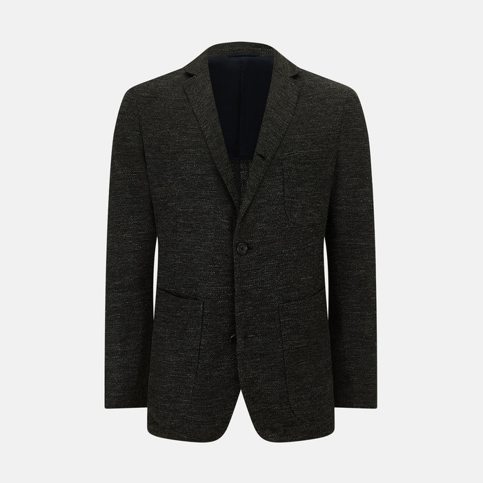 Charcoal Linen Blend Cambridge blazer