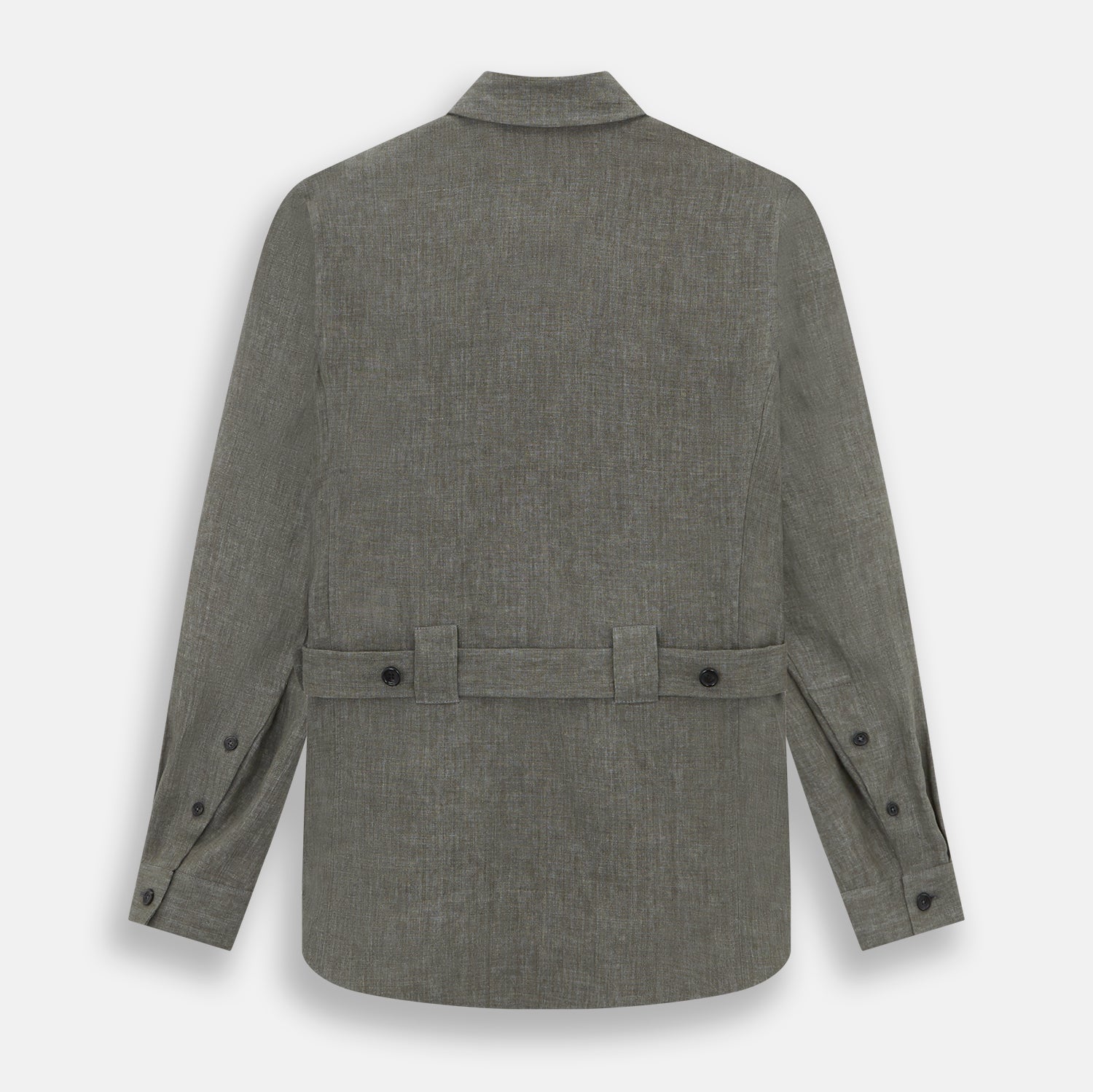 Image 3 of product Olive Linen Holland Shacket