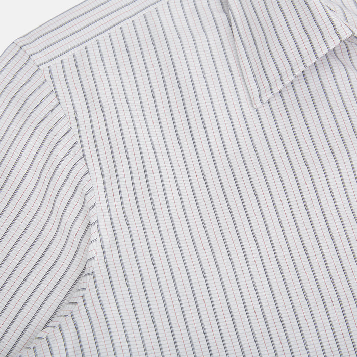 Red and Navy Graph Check Westminster Shirt Image 5