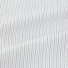View 6 of product The Turnbull & Asser Midnight Blue and Grey Fine Stripe Mayfair Shirt features long sleeves, pure cotton fabric, a pointed collar, button-down front, and buttoned cuffs—ideal for formal wear.