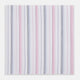 Hand Rolled Pink and Blue Multi Stripe Handkerchief