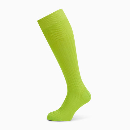Lime Long Socks Image 4