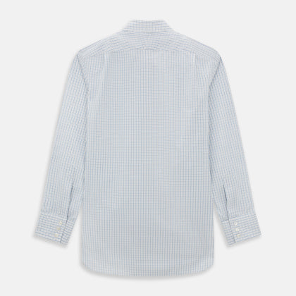 Sky Blue Combination Graph Check Mayfair Shirt Image 2