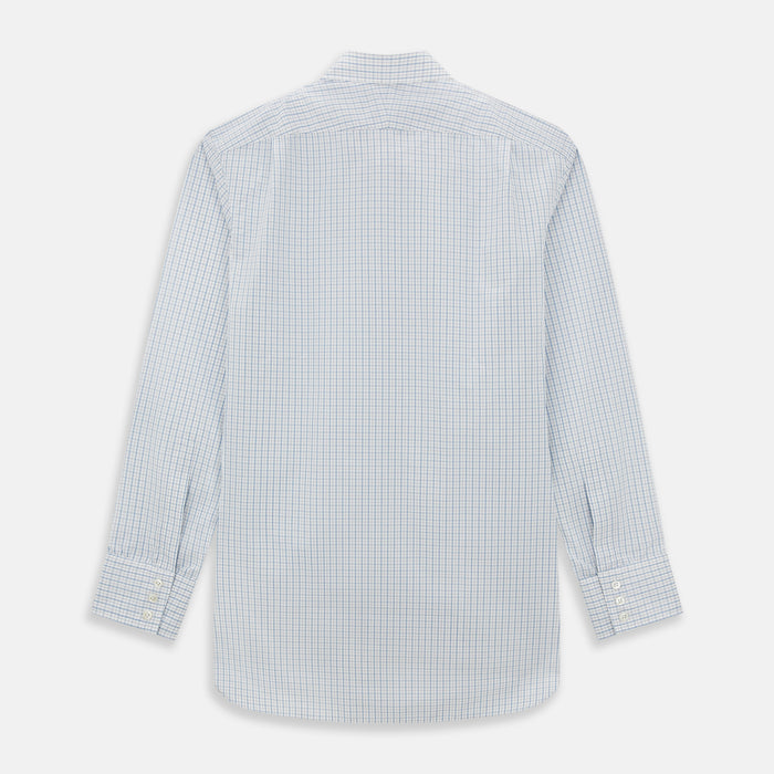 Sky Blue Combination Graph Check Mayfair Shirt Image 2