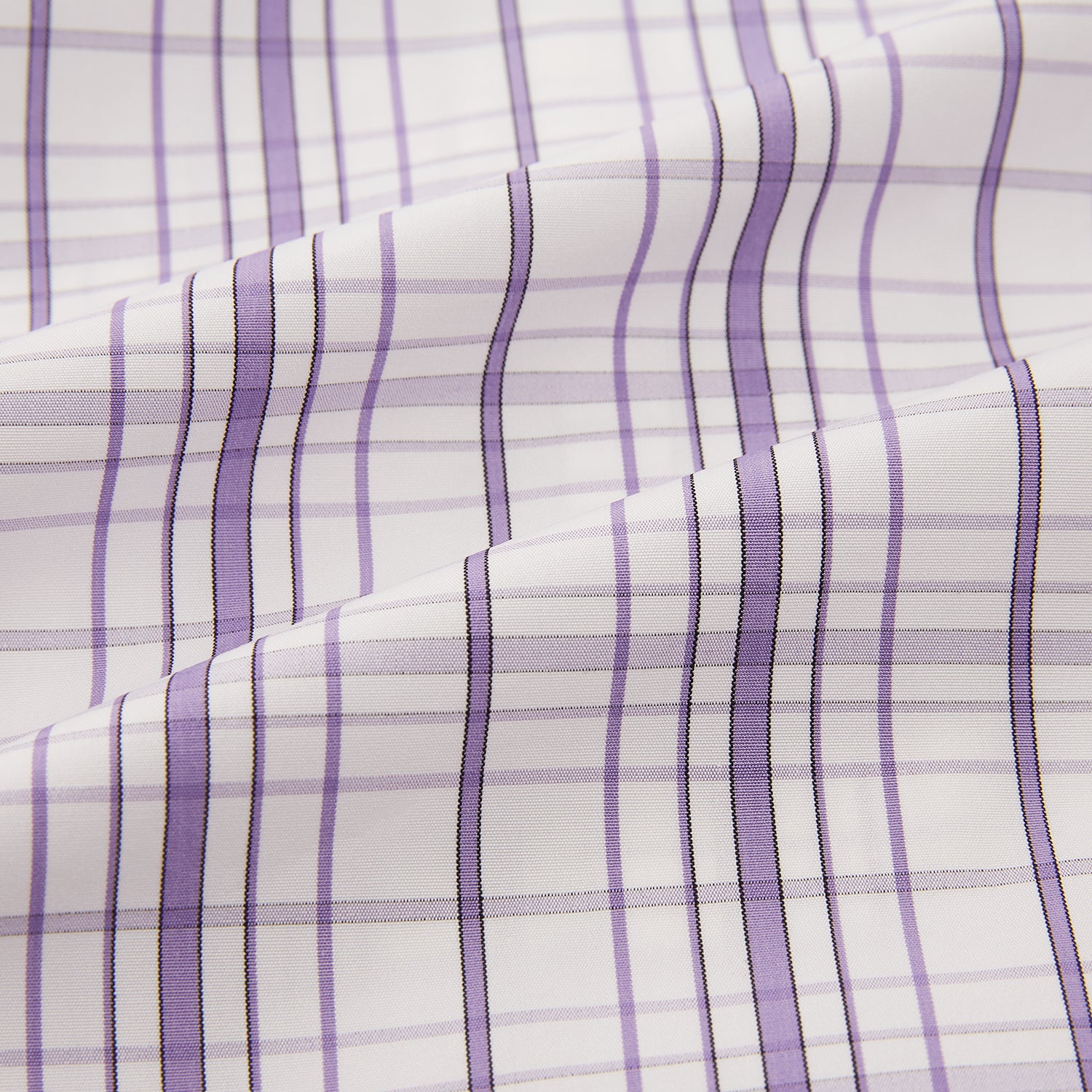 Purple Plaid Check Mayfair Shirt