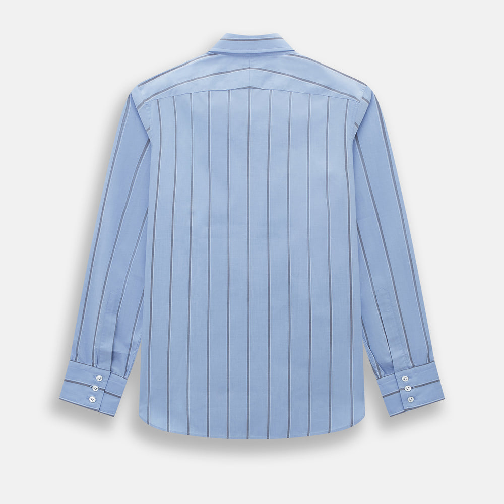 Sky Blue Track Stripe Westminster Shirt
