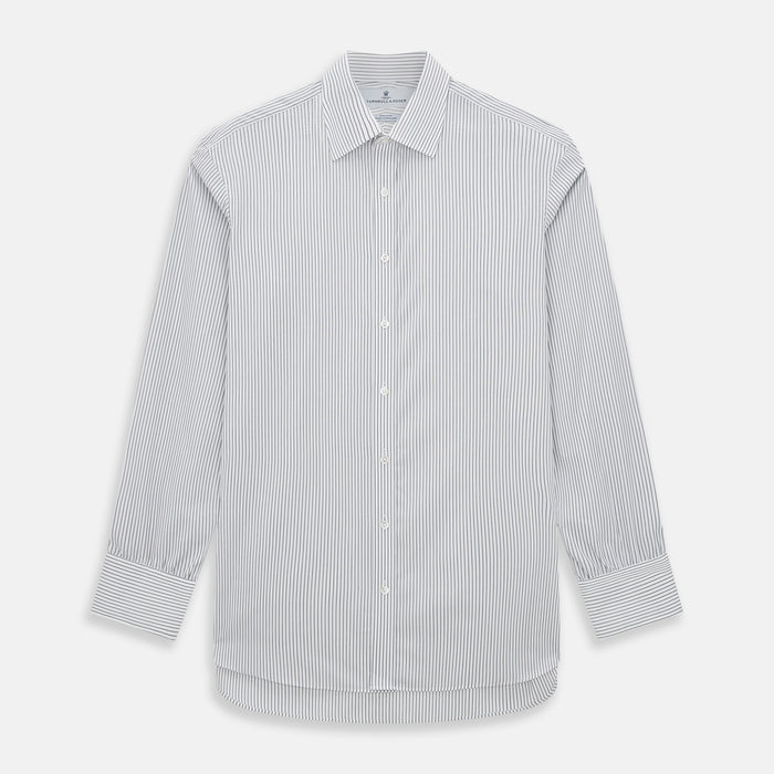 Navy Music Stripe Mayfair Shirt