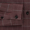 Burgundy Check Hampstead Overshirt