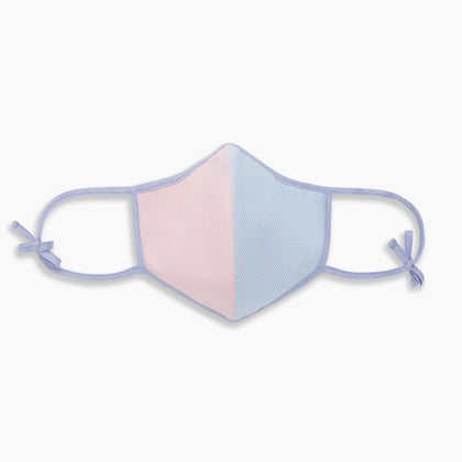 Pink & Blue Check Commuter Mask With 3 Viroformula™ Filters Image 6