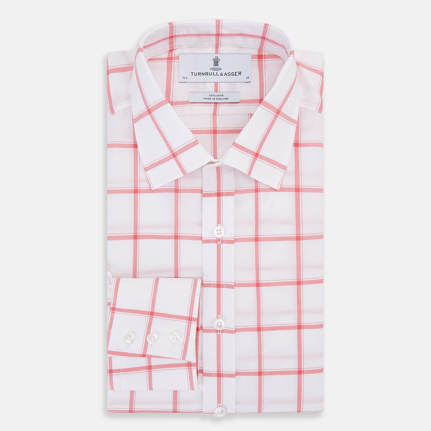 Image 5 of product Coral Grid Check Mayfair Shirt