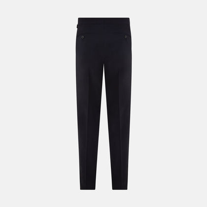 Midnight Blue Wool Henry Trousers Image 2