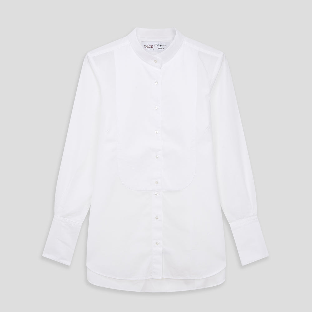 Turnbull and The Deck White Cotton Minimalist Shirt