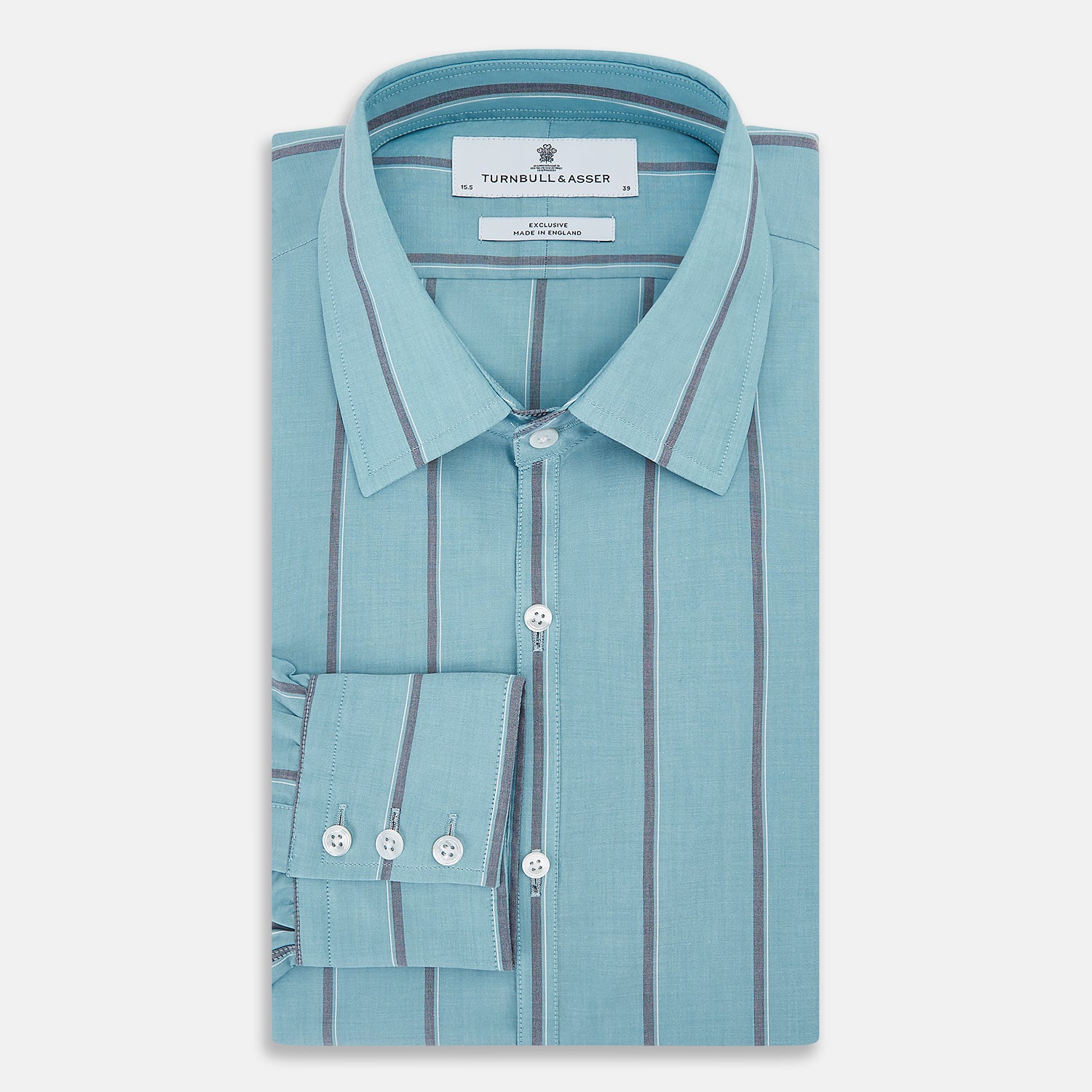 Image 5 of product Cendre Blue Track Stripe Westminster Shirt