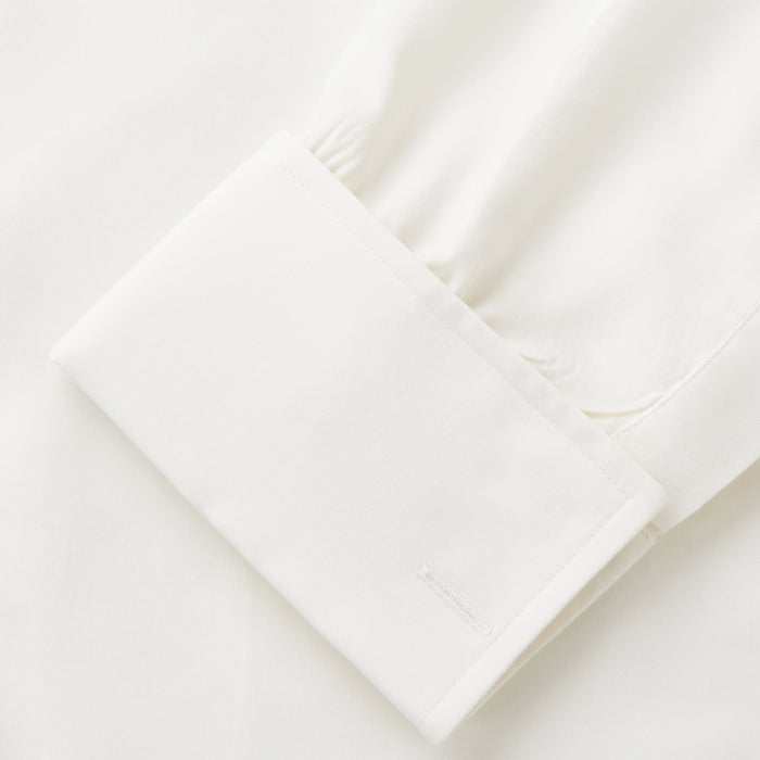 Cream Silk Whitby Shirt Image 3