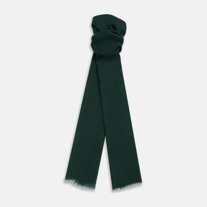 Forest Green Cashmere Scarf