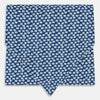 View 1 of product The Azzurro Flower Patterned Silk Cravat by Turnbull & Asser features a classic blue design with small white flowers—a refined British-inspired accessory.