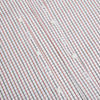 View 7 of product The Turnbull & Asser Red and Midnight Blue Tattersall Check Windsor Shirt features British craftsmanship, shown laid flat with sleeves extended and collar neatly folded.