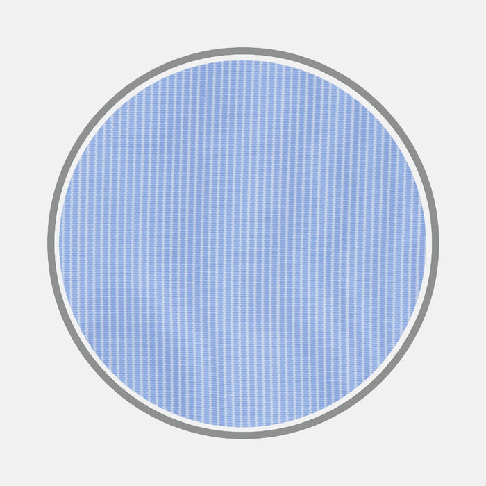 Light Blue Fine Stripe Cotton Fabric