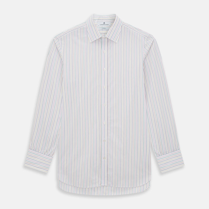 Rainbow Double Pinstripe Mayfair Shirt