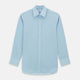 Light Blue Sea Island Quality Cotton Shirt with T&A Collar and 3-Button Cuffs